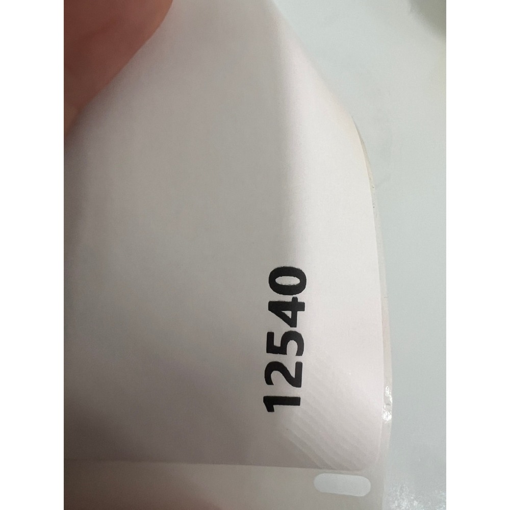 Lands End Sweater Mens White Cotton V-Neck Nautical Whale Patch Size L 42-44 - Picture 9 of 9